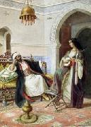 unknow artist Arab or Arabic people and life. Orientalism oil paintings 127 Germany oil painting artist
